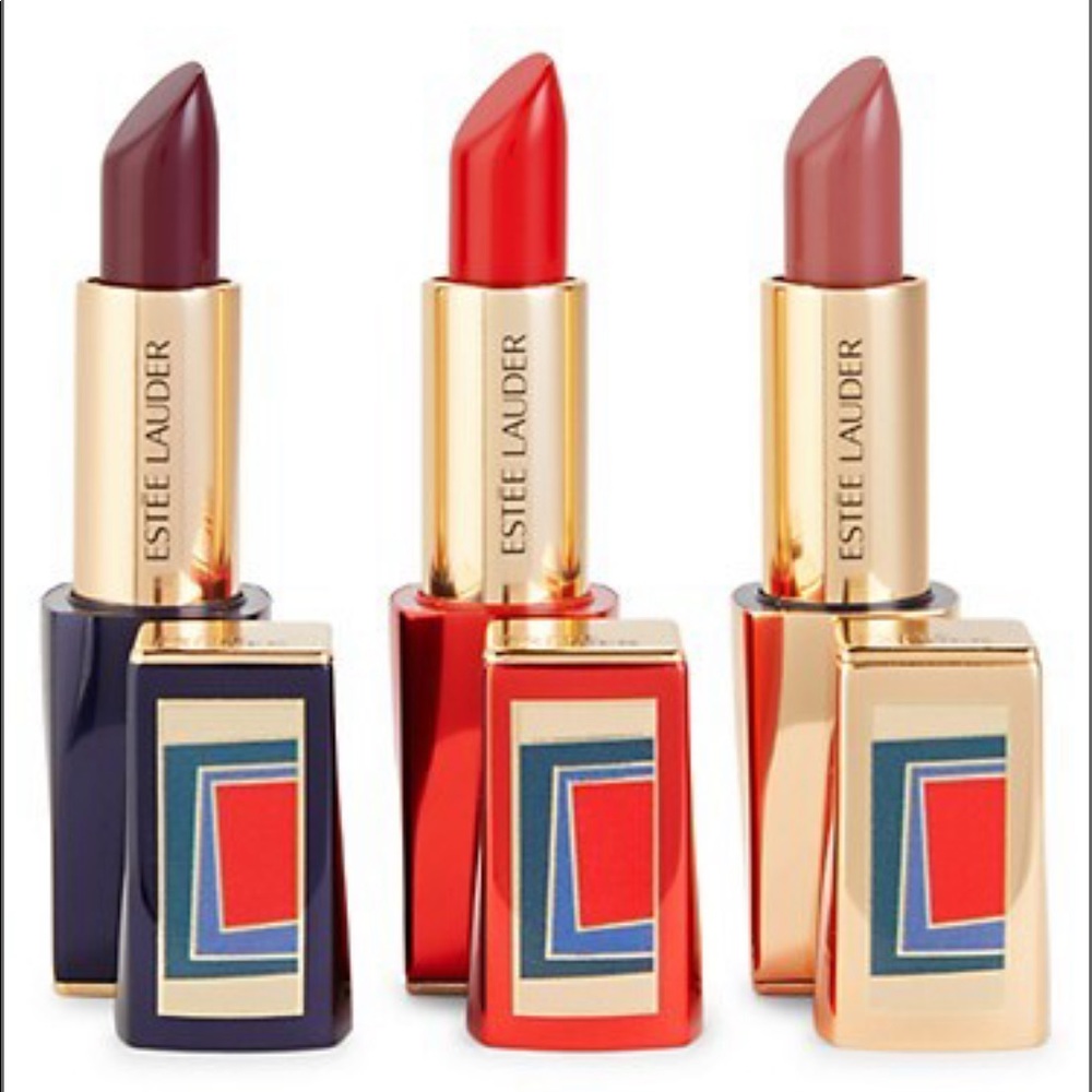 ✨HP✨NIB Estée Lauder THE MET 150 Limited Edition Lipstick Trio Set